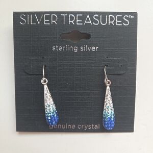 NWT Ombre Crystal Dangle Earrings